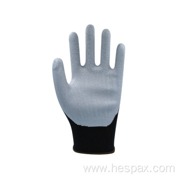 Hespax Latex Labor Protect Construction Gloves Wholesale